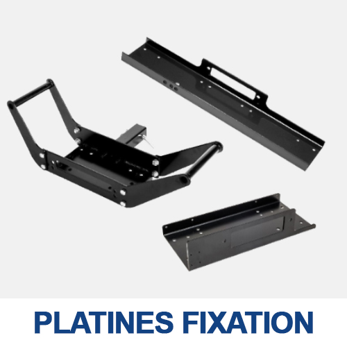 Platines de fixations pour treuil ( universelles )